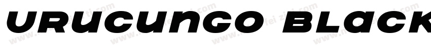 Urucungo Black字体转换